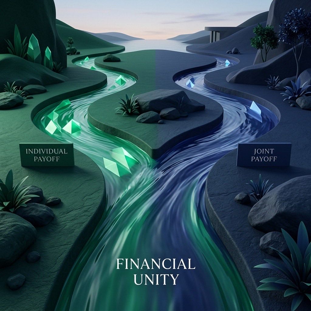 Household debt strategy comparison illustration